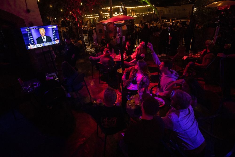 President-elect Joe Biden and Vice President-elect Kamala Harris celebration event  / ETIENNE LAURENT