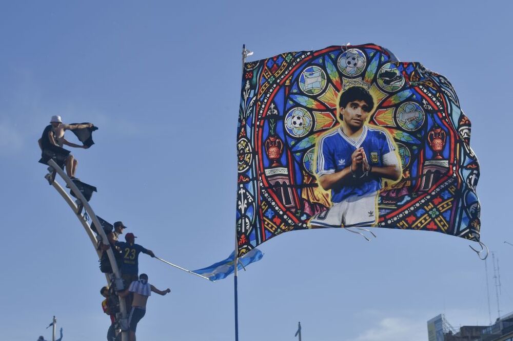 Prosegue la festa a Buenos Aires per la vittoria dei mondiali  / ASSOCIATED PRESS/LAPRESSE