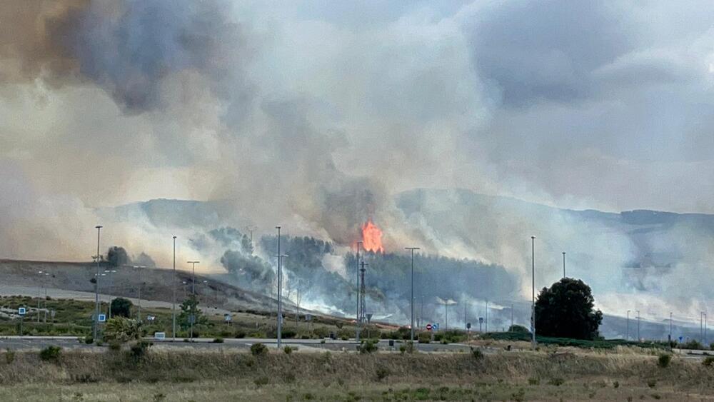 Declarado un incendio forestal en Gazolaz