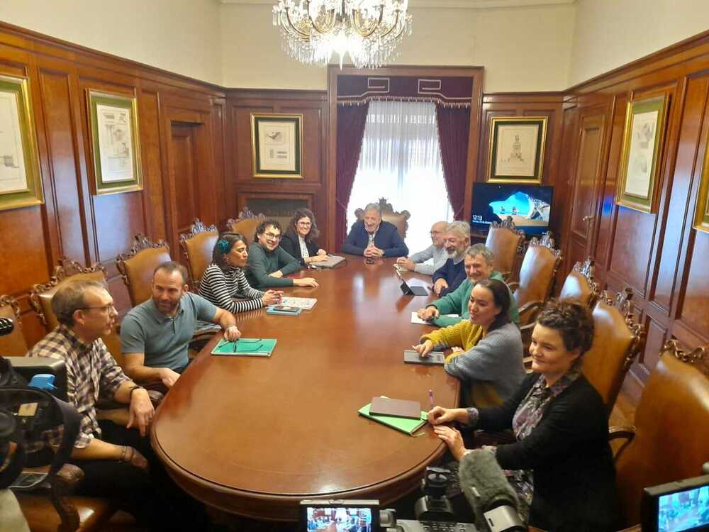 Primera reunión de la Junta del Gobierno Local del Ayuntamiento de Pamplona