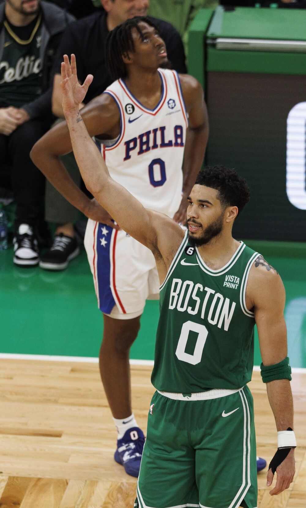 NBA Playoffs - Philadelphia 76ers at Boston Celtics  / CJ GUNTHER