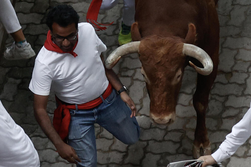 Tercer encierro de los sanfermines 2023  / JESUS DIGES