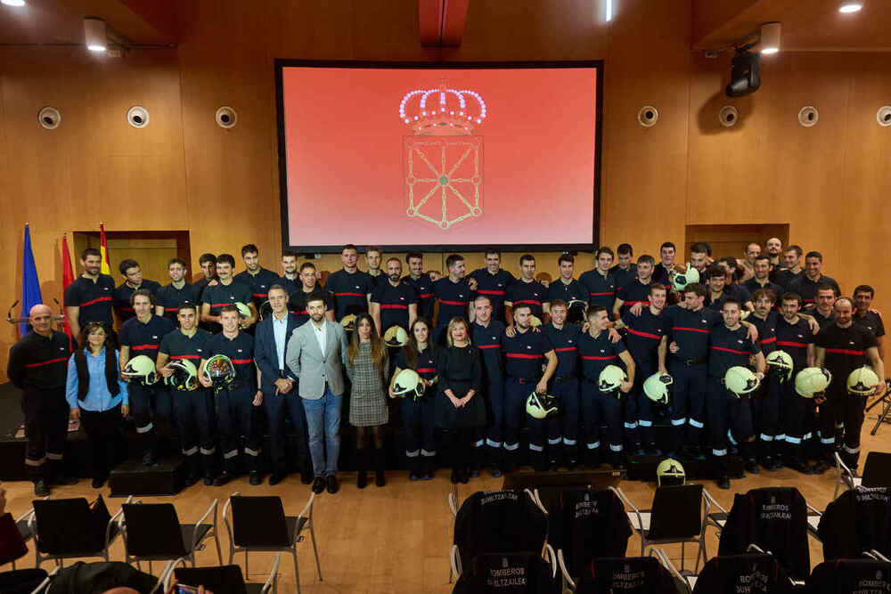 45 nuevos bomberos terminan su formación