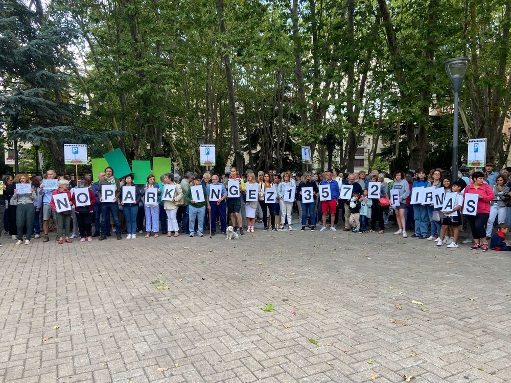 13.572 firmas se oponen al parking de la calle Sangüesa