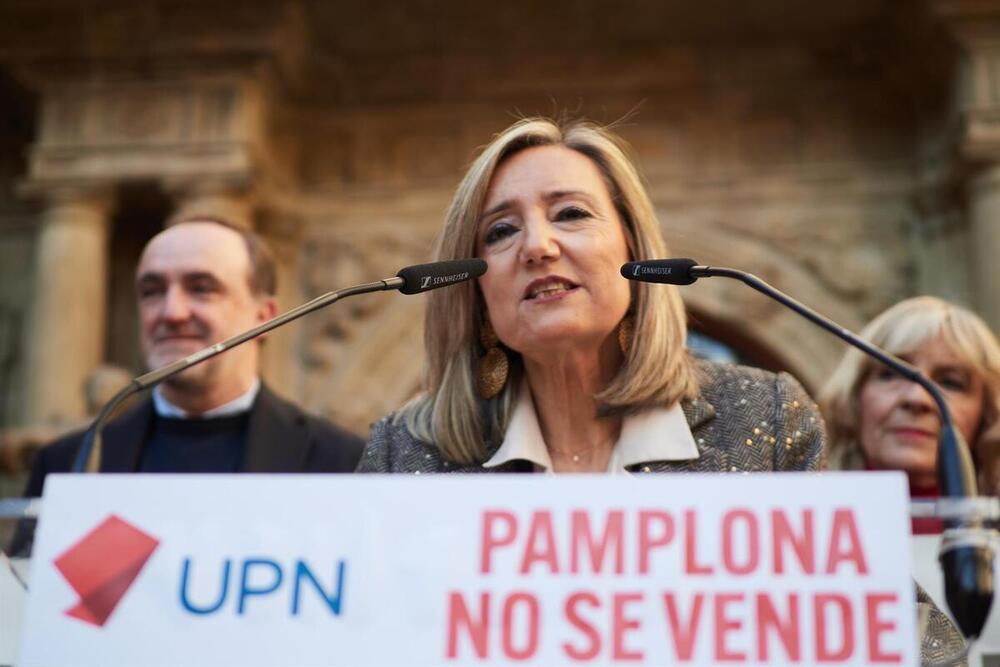 La alcaldesa de Pamplona, Cristina Ibarrola.