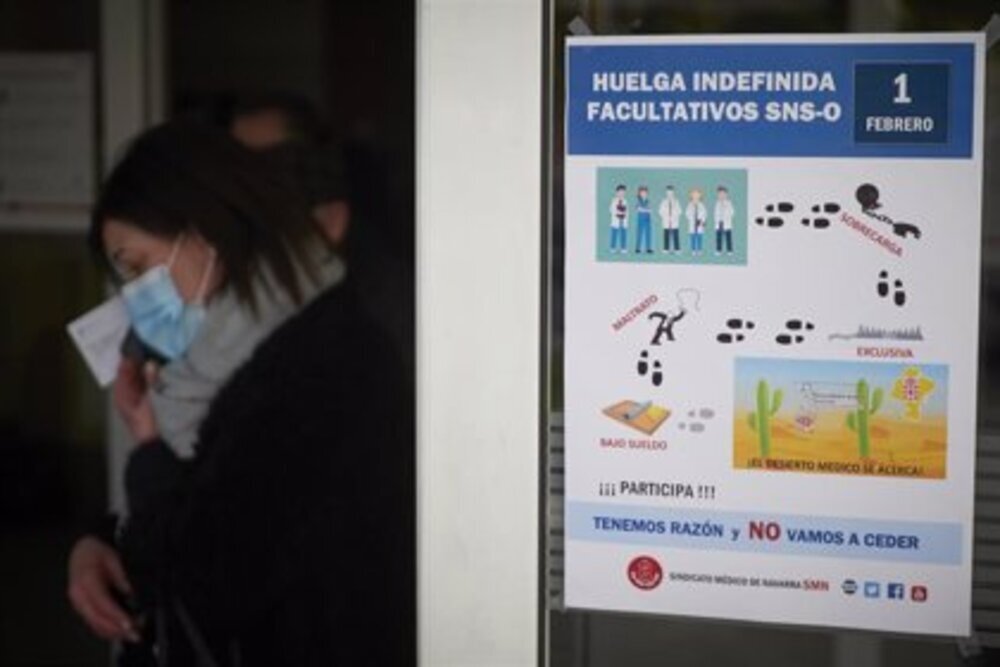 Menos de un 6% de los médicos secundan la huelga