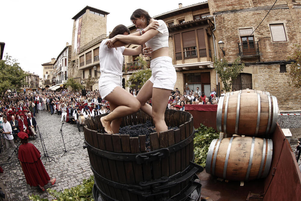 La Fiesta de la Vendimia en Olite inicia la temporada