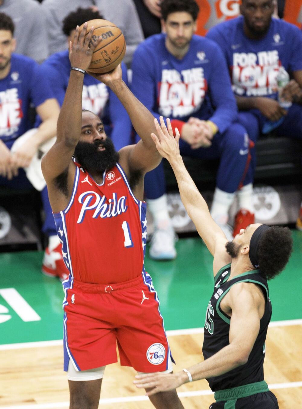 NBA Playoffs - Philadelphia 76ers at Boston Celtics  / CJ GUNTHER