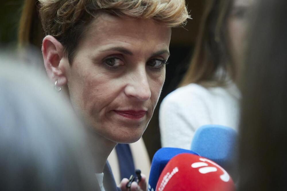 María Chivite, presidenta del Gobierno foral