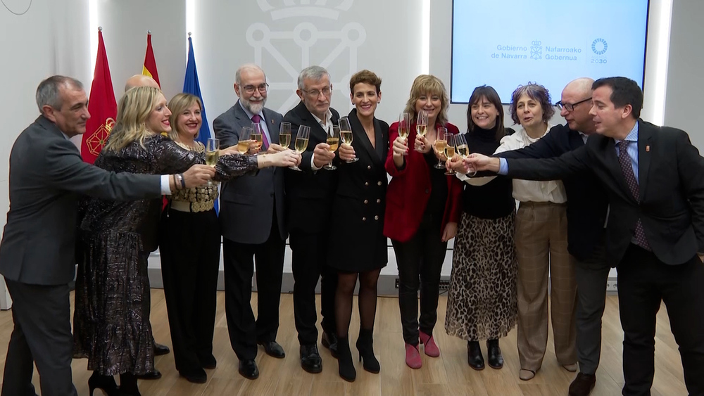 Brindis navideño con los medios de comunicación 