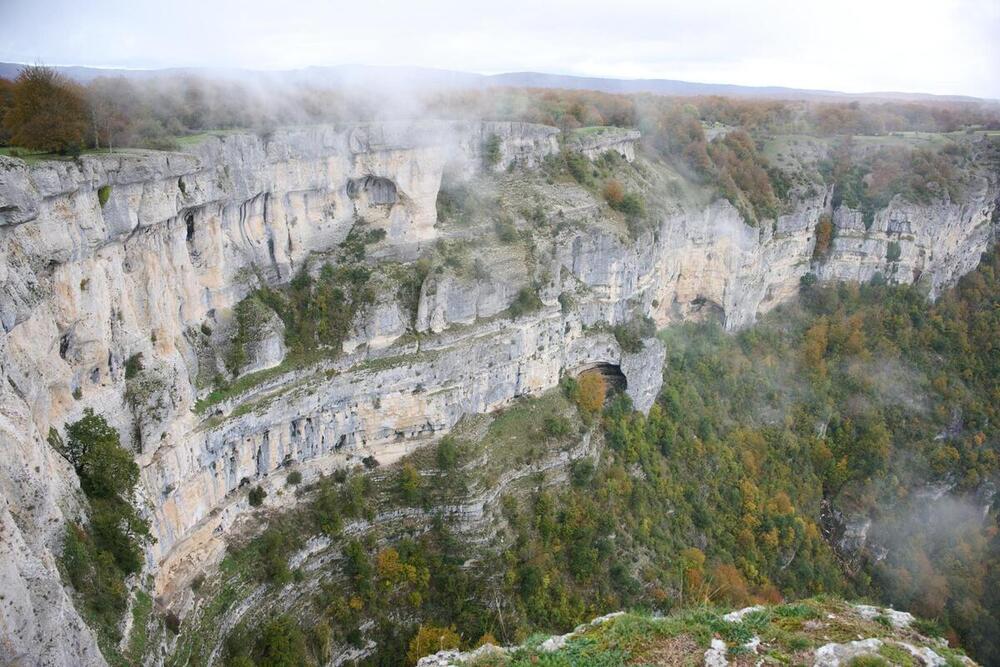 Vista de la sierra de Urbasa en Navarra