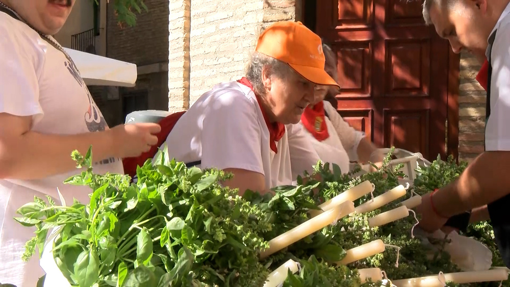 Venta de albahaca en Tudela