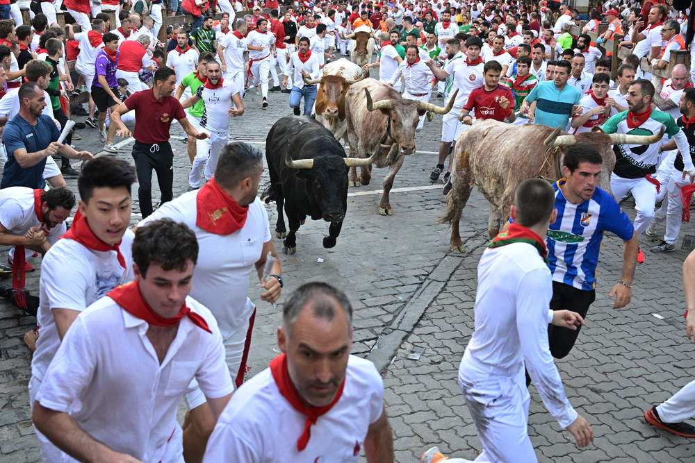 Sexto encierro de los Sanfermines  / EFE