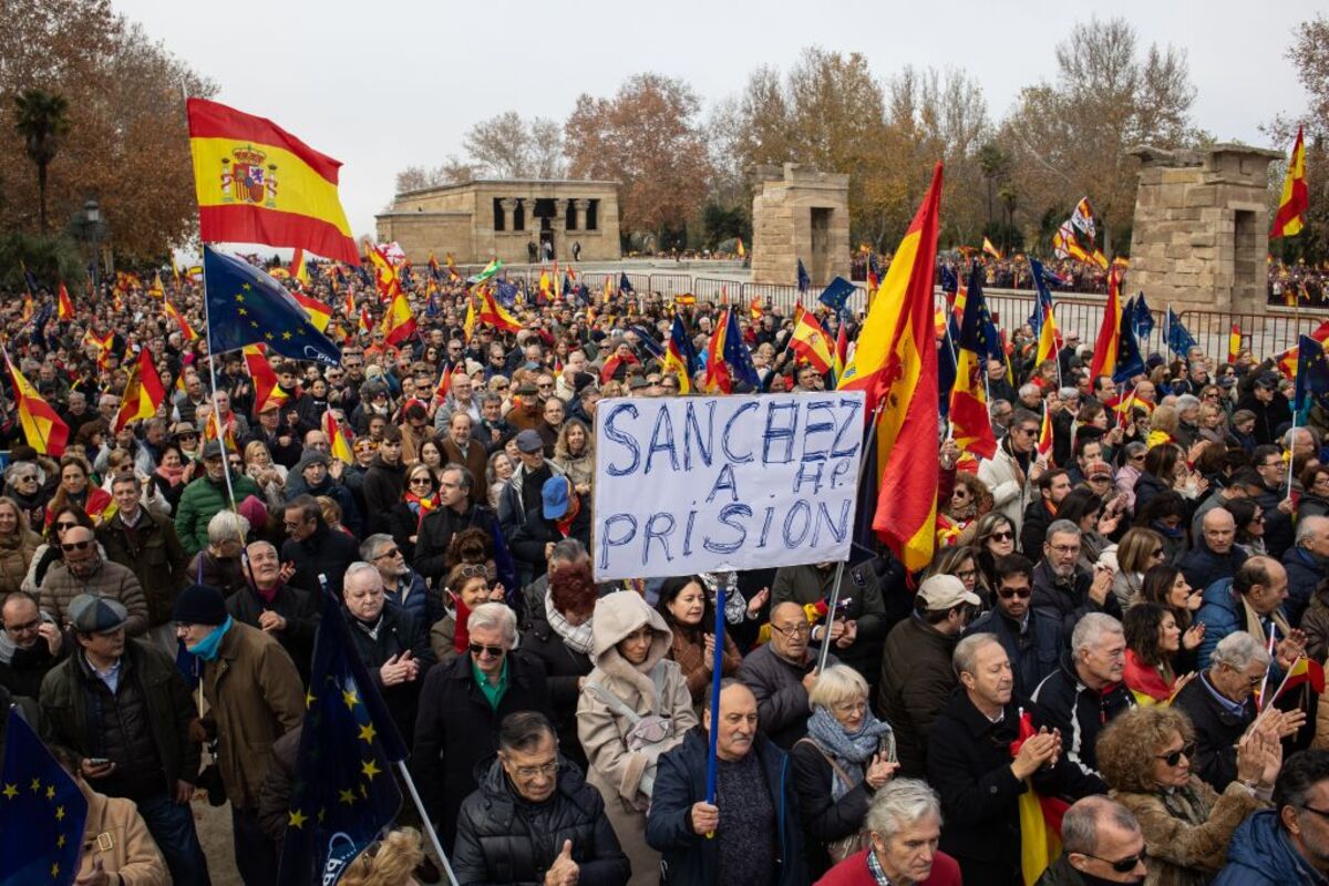 El PP celebra un acto contra la amnistía en Madrid