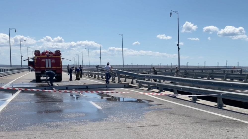 Mueren dos personas por un ataque en el puente de Crimea