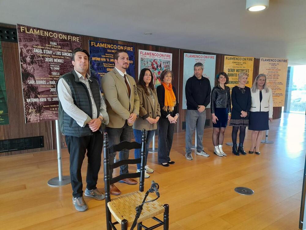 Imagen de la presentación del del festival Flamenco on Fire 2024