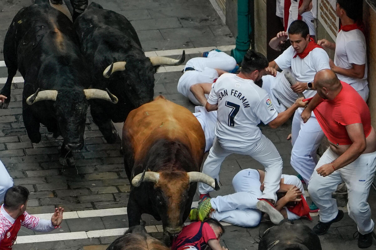 Fourth 'encierro' of Sanfermines 2024  / EFE