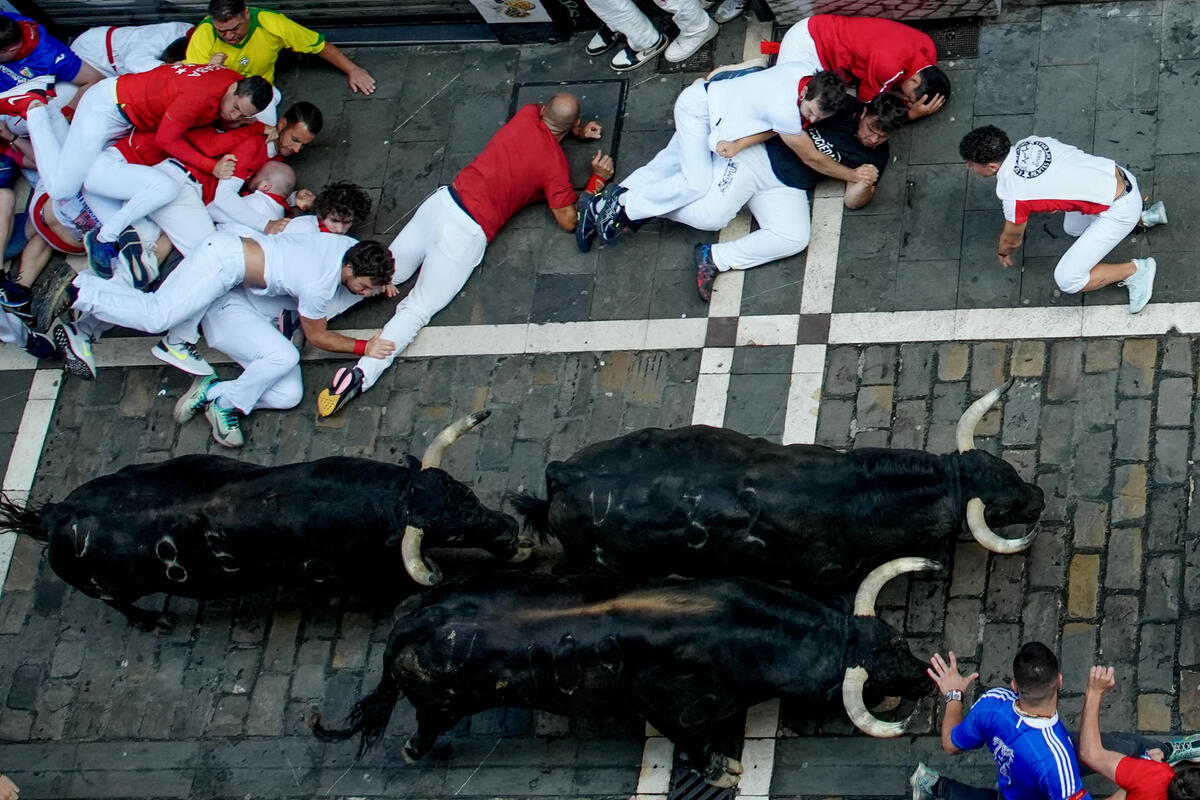 Fourth 'encierro' of Sanfermines 2024