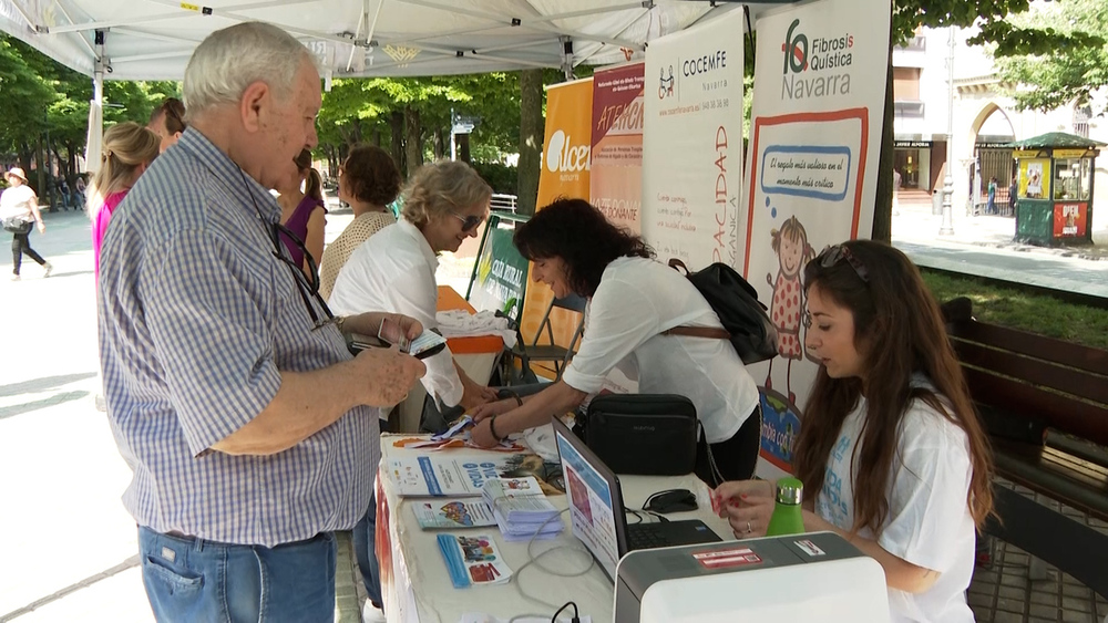 Asociaciones de donantes celebran en Pamplona una fiesta que 'multiplica vidas'