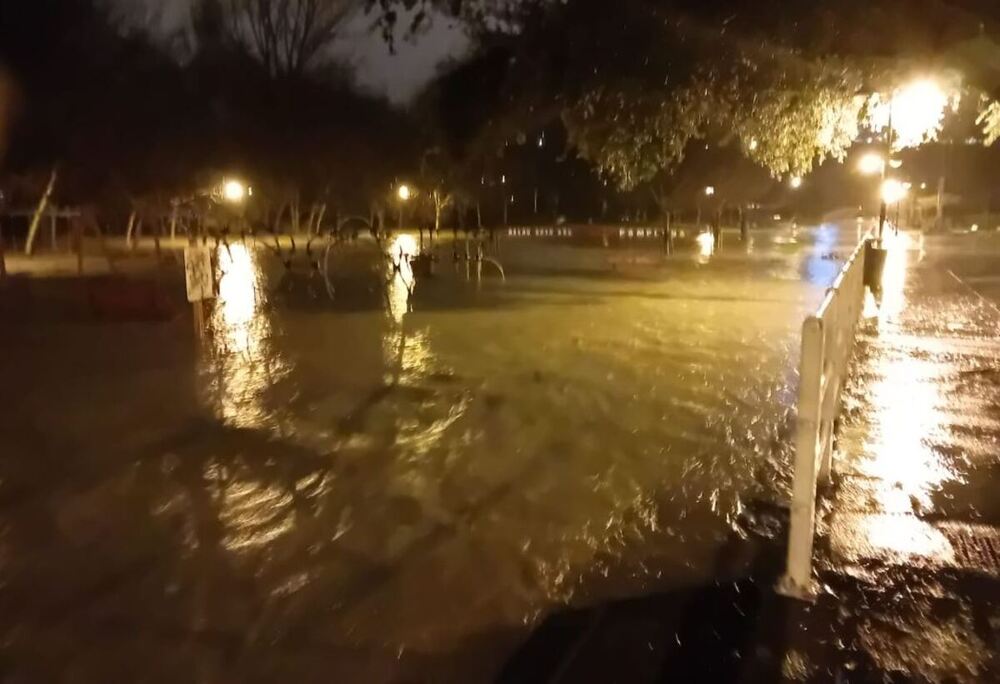 El río Arga a su paso por Pamplona