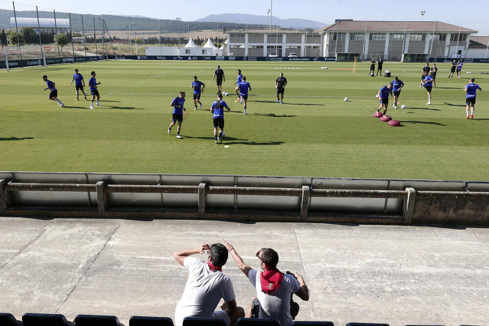 Primer entrenamiento de Osasuna