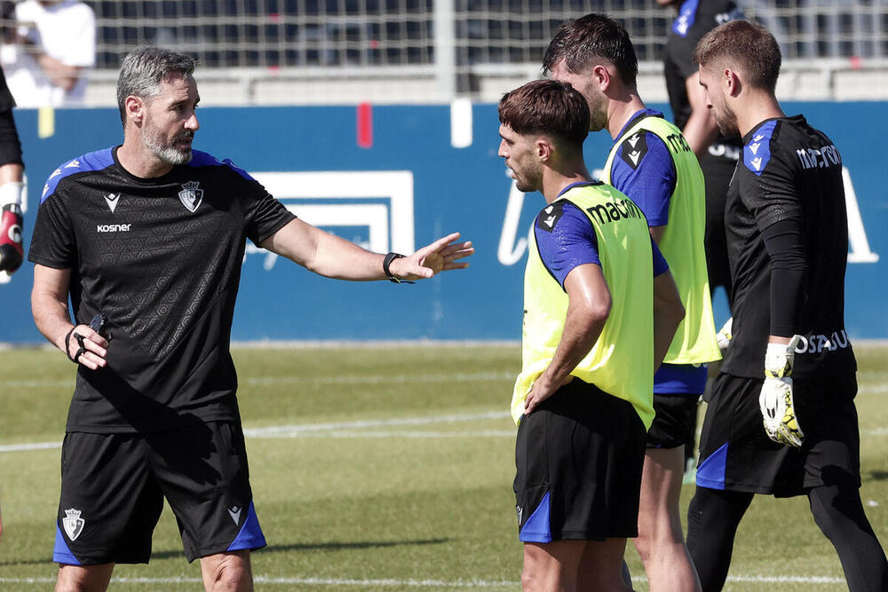 Primer entrenamiento de Osasuna