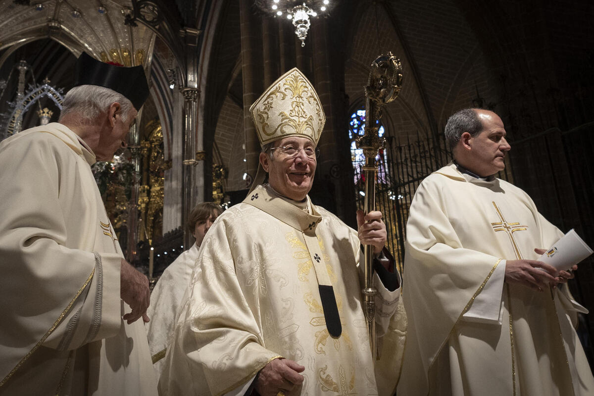 El arzobispo Francisco Pérez se despide de la diócesis con una solemne celebración  / VILLAR LÓPEZ