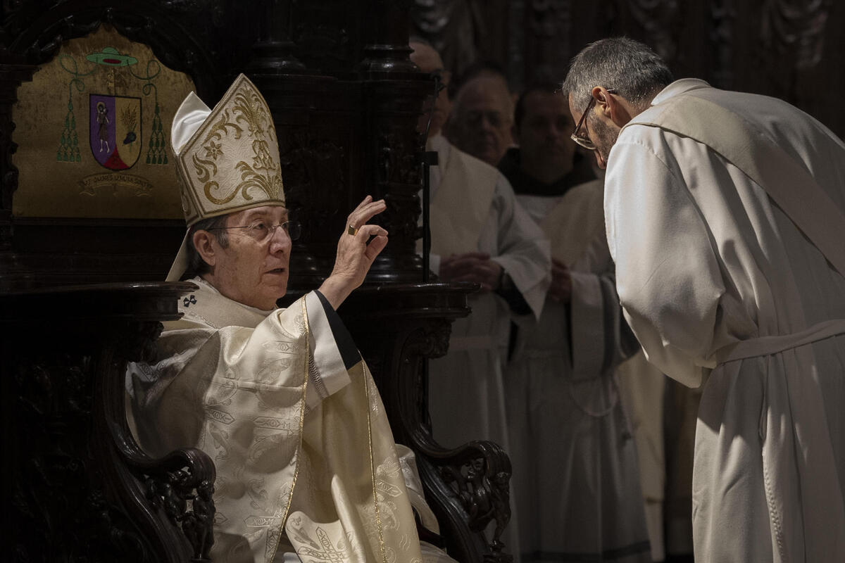 El arzobispo Francisco Pérez se despide de la diócesis con una solemne celebración  / VILLAR LÓPEZ