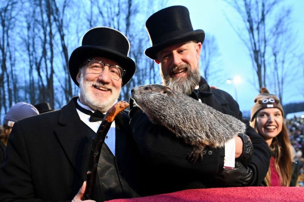 La marmota Phil pronostica una primavera adelantada 