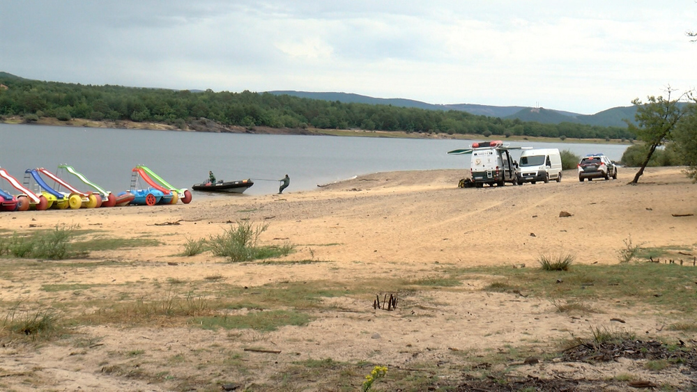 Imágenes de la búsqueda del joven tudelano en el embalse de Soria