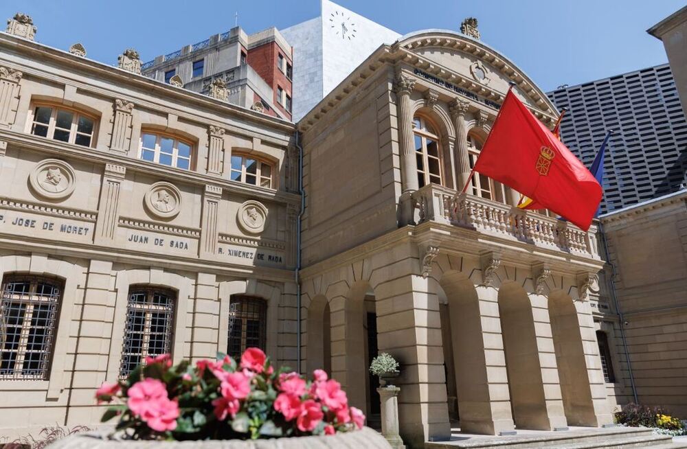 Imagen de la fachada del Palacio de Navarra