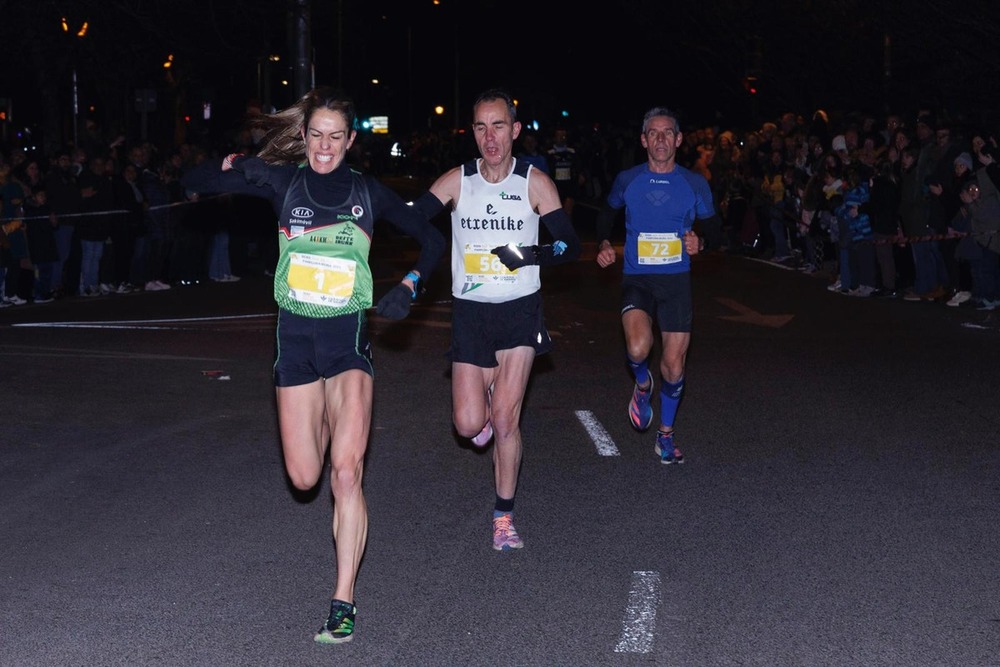 Estanis Ruiz y Maitane Melero ganan la San Silvestre