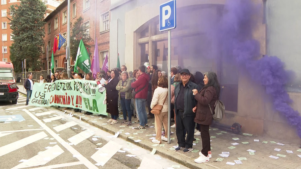 Huelga de los trabajadores de residencias