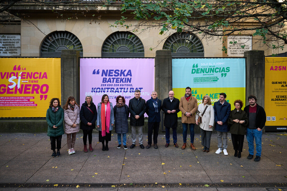 El Gobierno foral actúa contra el negacionismo machista