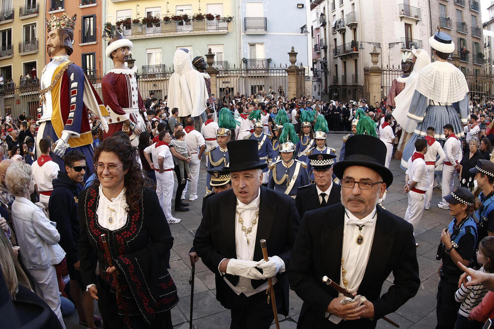 Pamplona se engalana por el 601 Privilegio de la Unión