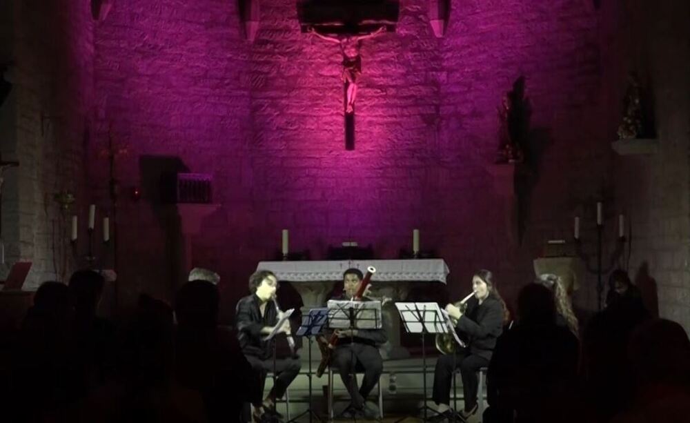 Imágenes del concierto de este viernes en el castillo de Tiebas-Muruarte