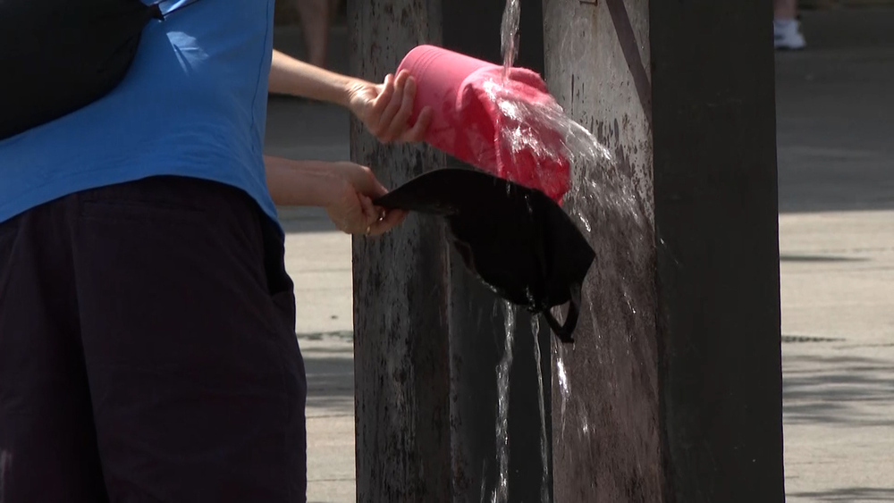 Sofocante día de calor en la Ribera con termómetros a 36º