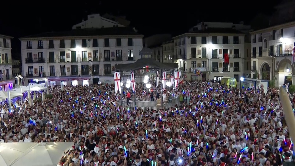 Tudela dice adiós a su fiesta más multitudinaria