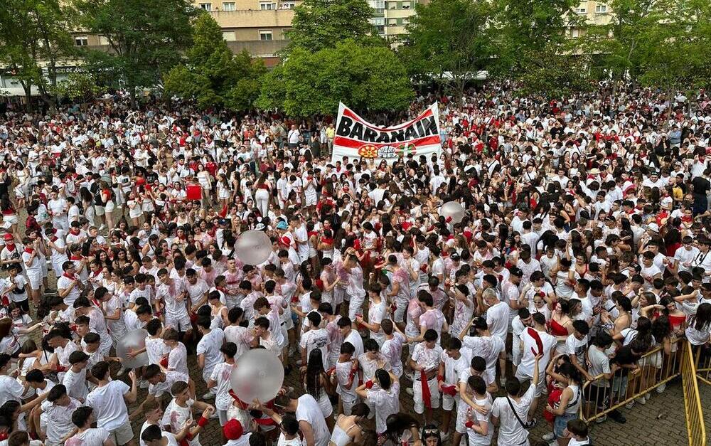 Se prende la mecha festiva en Barañáin