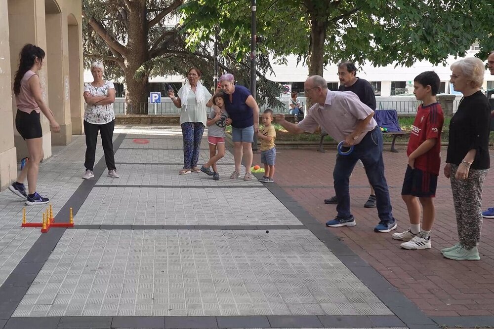 Olimpiadas intergeneracionales en Pamplona