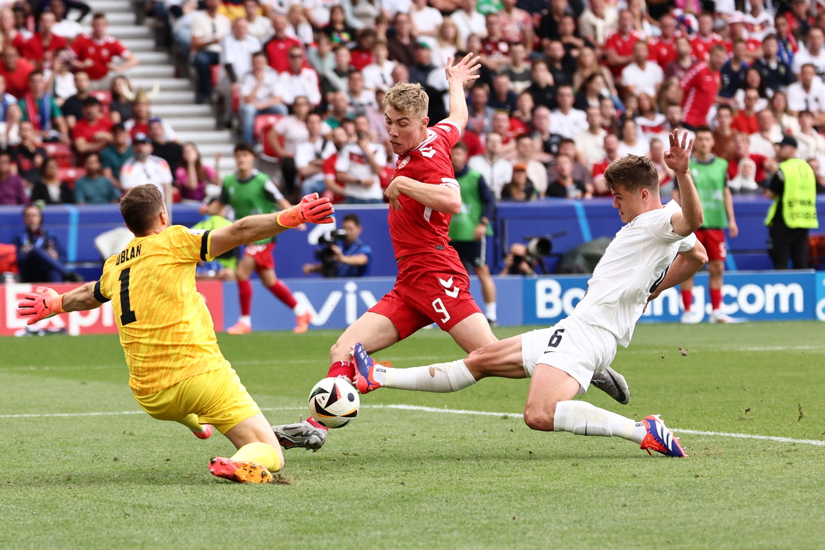 UEFA EURO 2024 - Group C Slovenia vs Denmark  / ANNA SZILAGYI