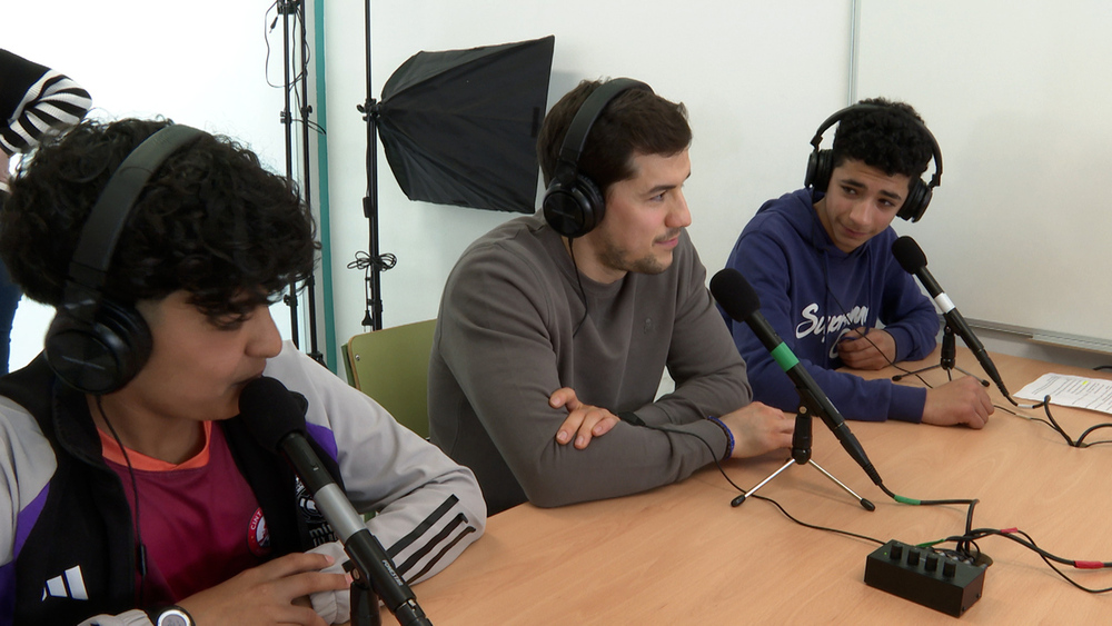 En la piel de un periodista en el instituto de Cintruénigo