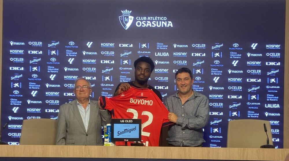 Boyomo en su presentación oficial 