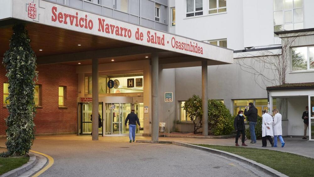 Entrada al Hospital Universitario de Navarra