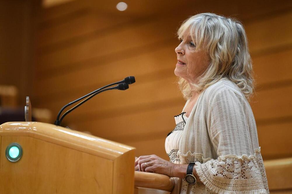 La senadora de UPN, María Caballero, en una imagen de archivo