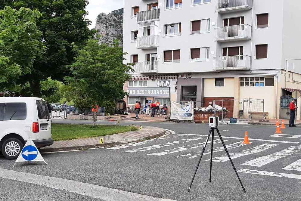 Imagen del lugar del accidente