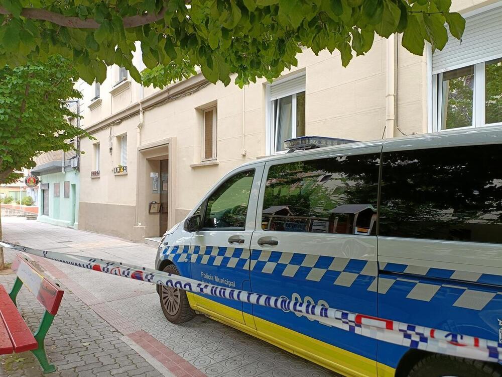 Imagen de Policía Municipal en el lugar de los hechos