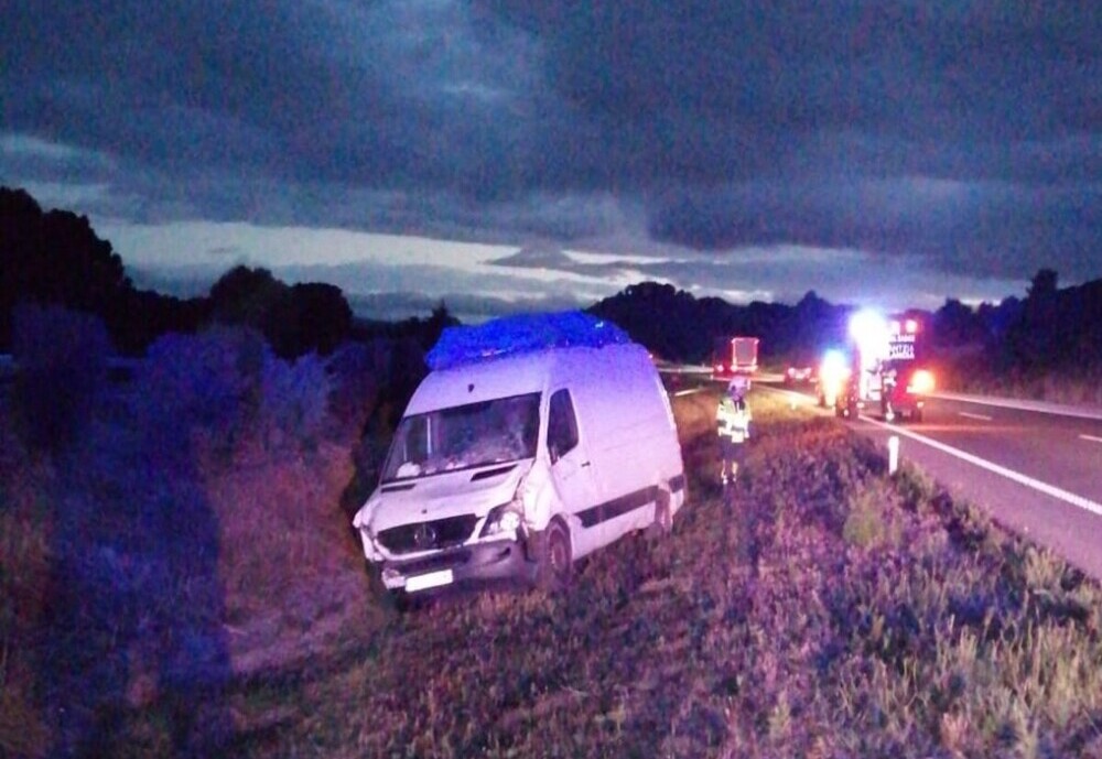 Siniestro vial en la A-15, Pueyo