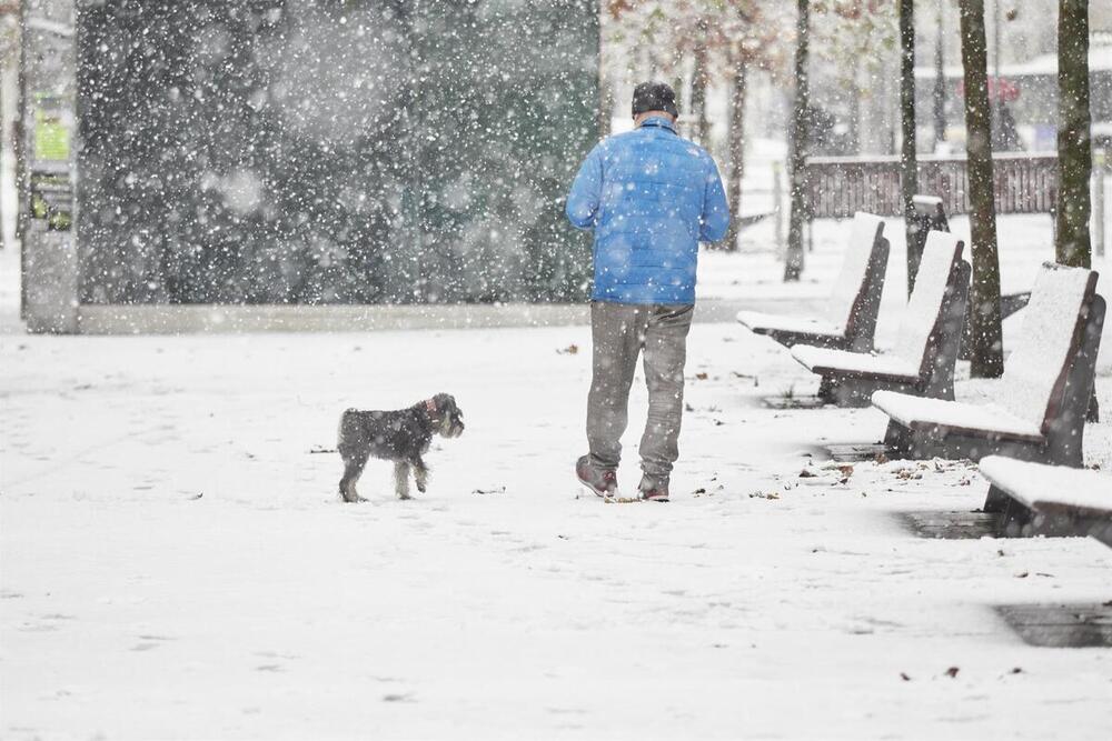 Alerta amarilla en Navarra por nevadas en la noche de Reyes