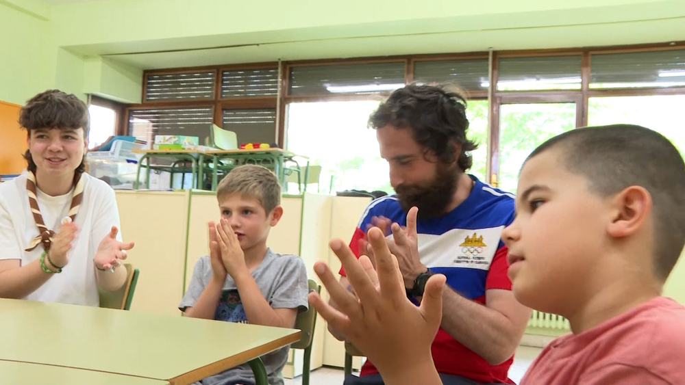 El CP Ermitagaña acoge la duodécima edición de la Escuela de Verano para niños con autismo